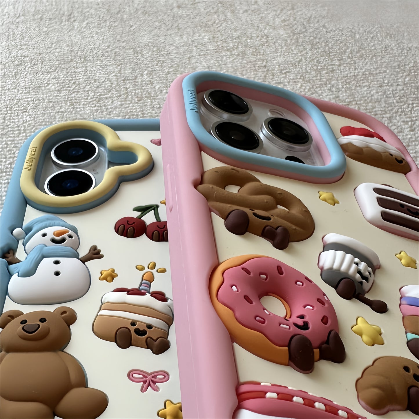 Cute Food and Animals Silicone Phone Case