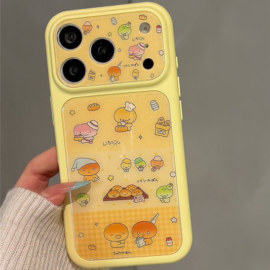 Cute Cartoon Burnt Toast Acrylic Phone Case