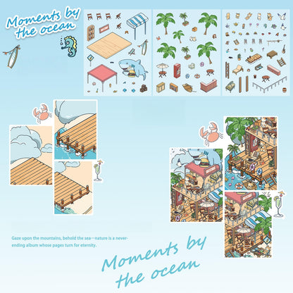 Shark-Themed Restaurant 3D Sticker