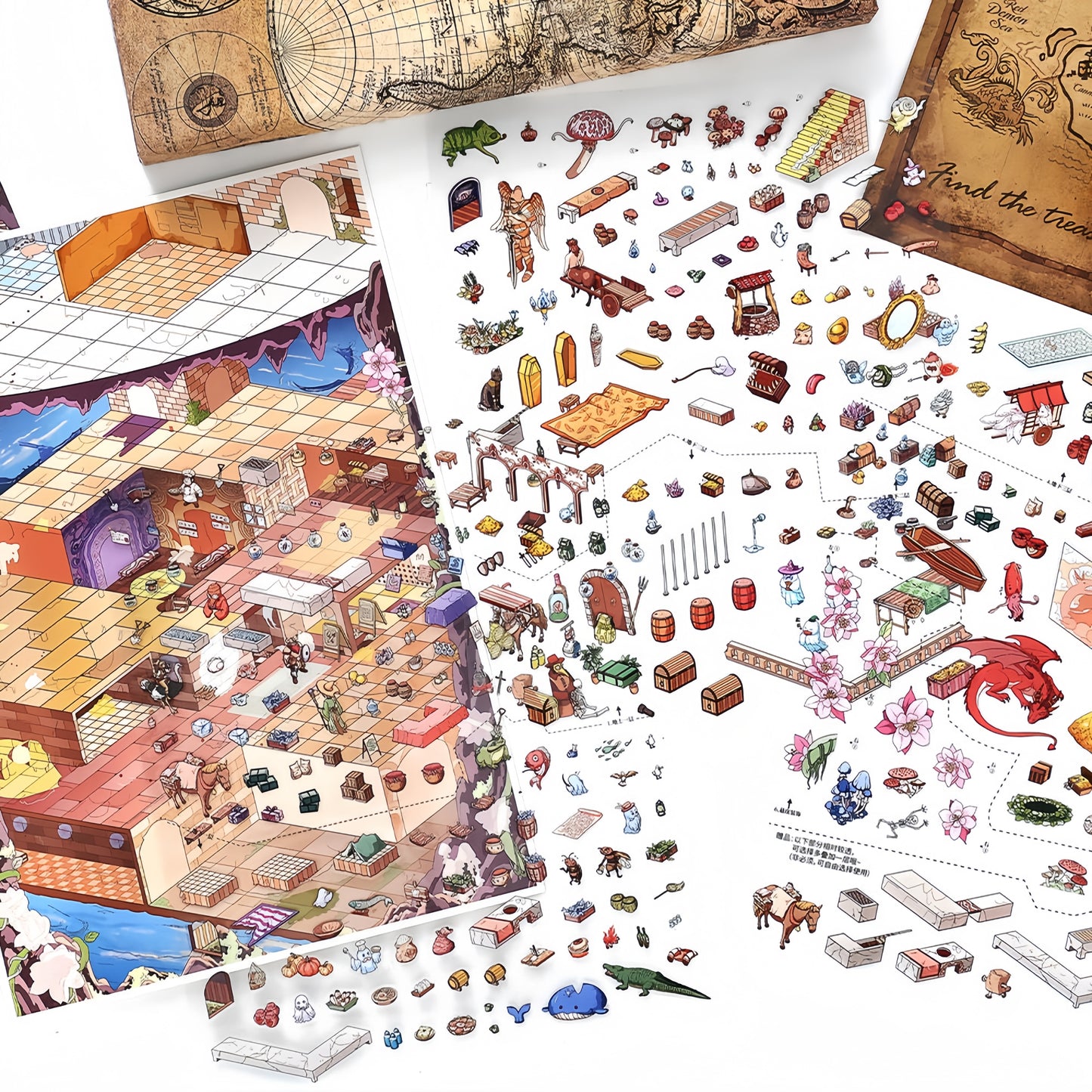 Dungeon Adventure 3D Sticker