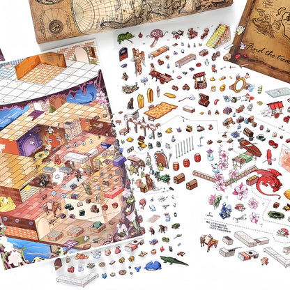 Dungeon Adventure 3D Sticker