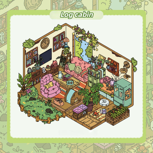Moment by the Window 3D Sticker | 3 Cute Miniature Scenes