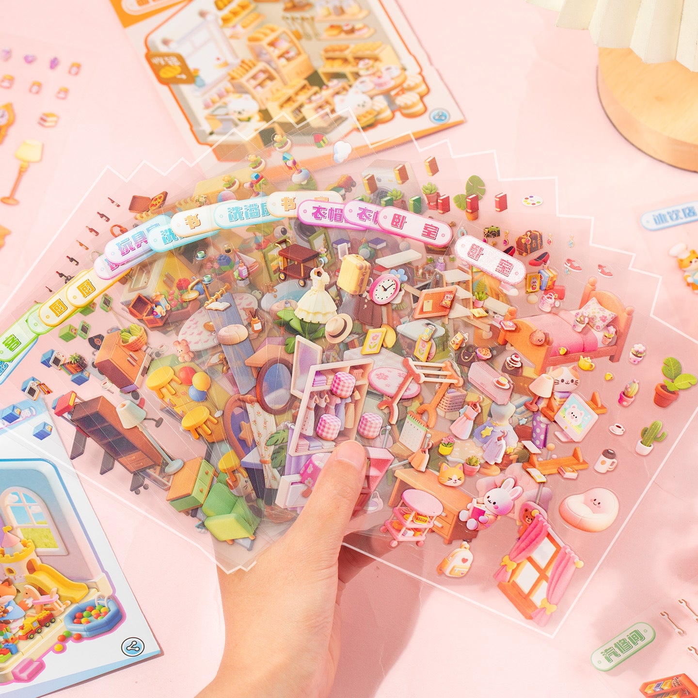 Tiny Animal Wonders 3D Sticker Book