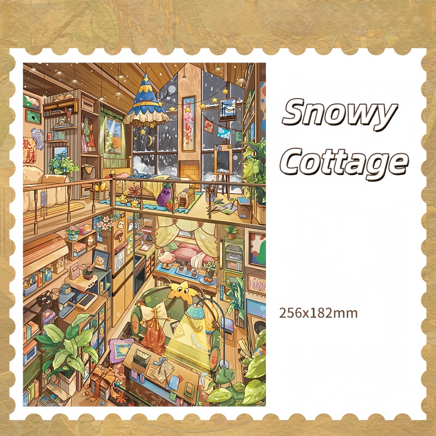 Daily Glow 3D Sticker | 4 Cute Miniature Scenes