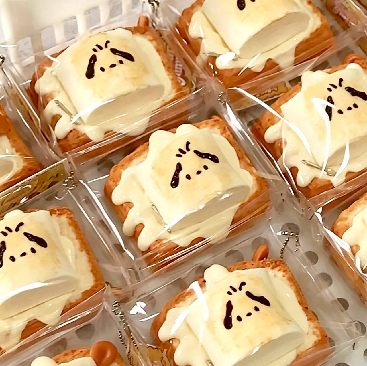 Puppy Marshmallow Toast Squishy