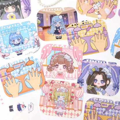 Dress Up Bracelet Notebook 3D Sticker Book