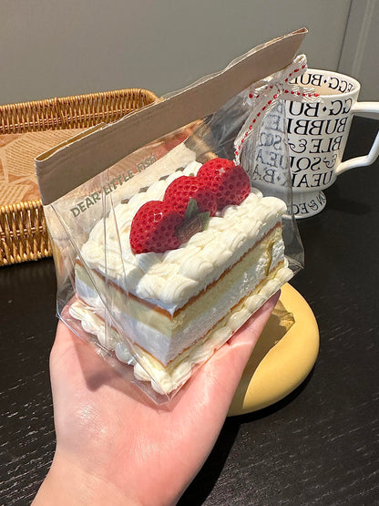 Strawberry Cream Box Cake Squishy