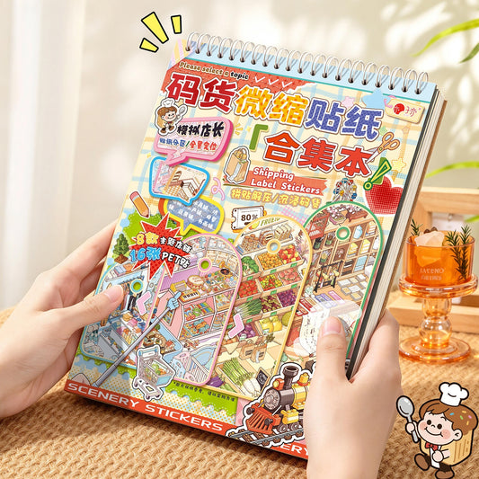 Shelf Display 3D Sticker Book
