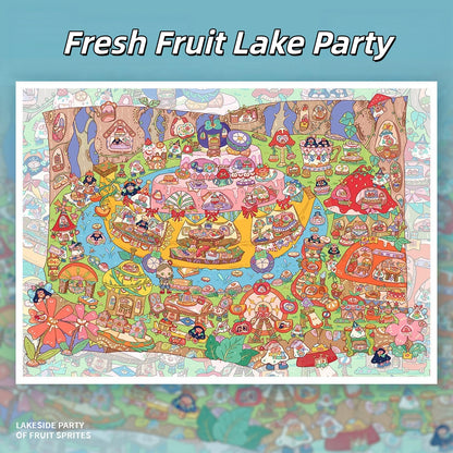 Fairy Tale Days 3D Sticker | 4 Cute Miniature Scenes