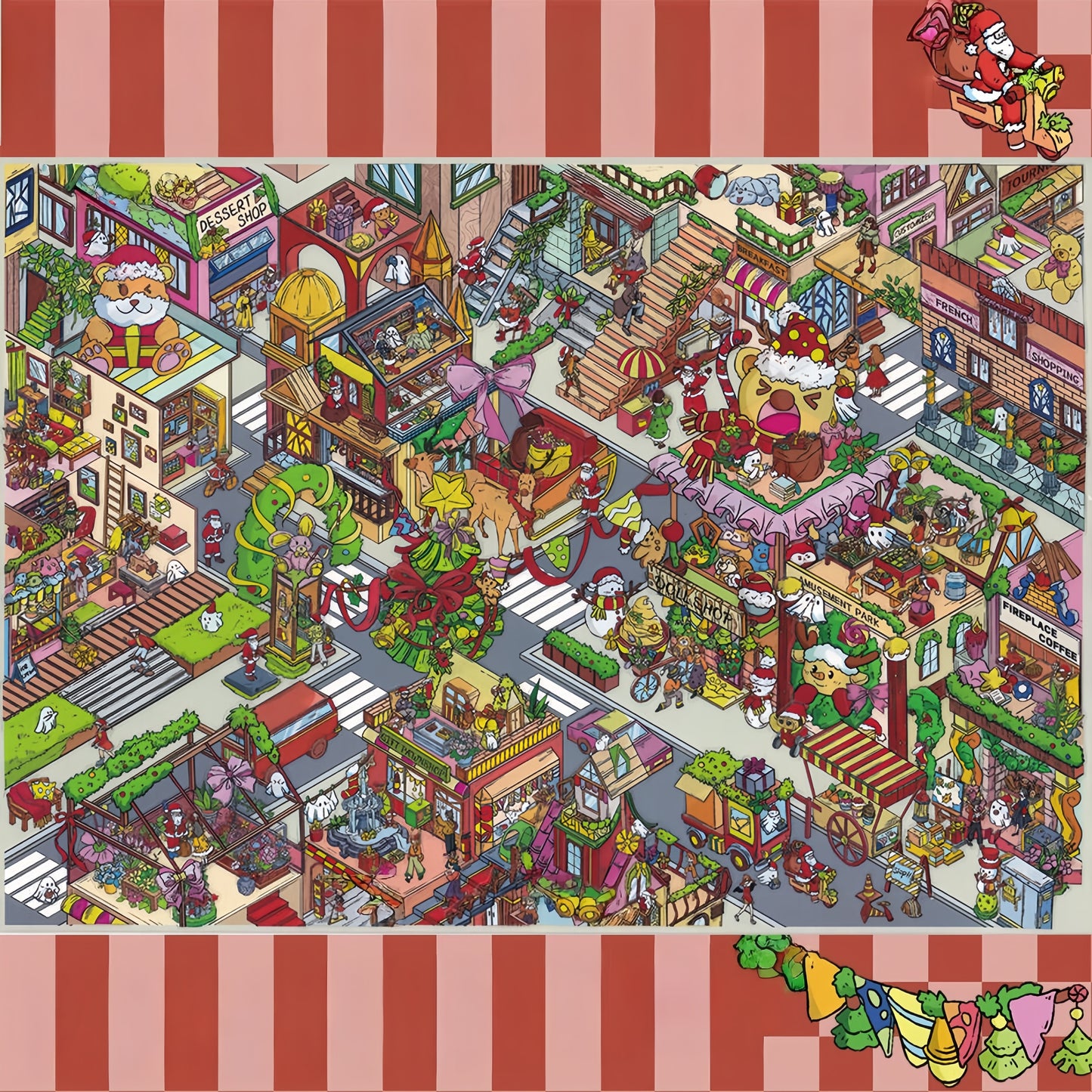 Christmas is Coming 3D Sticker