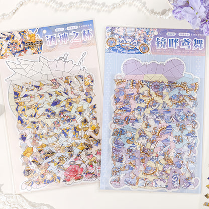 Luxury Adornments 3D Sticker | 2 Cute Miniature Scene