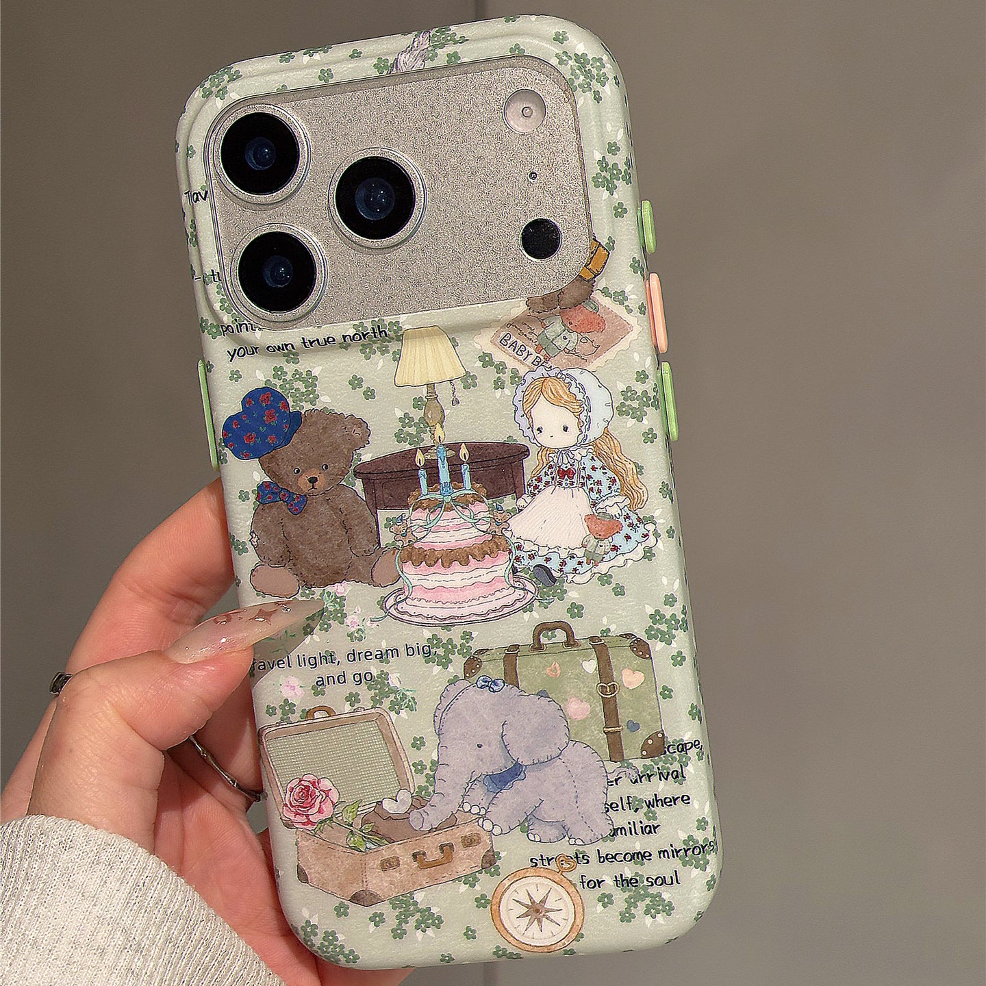 Cake Bear Girl Acrylic Phone Case