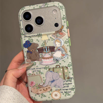 Cake Bear Girl Acrylic Phone Case