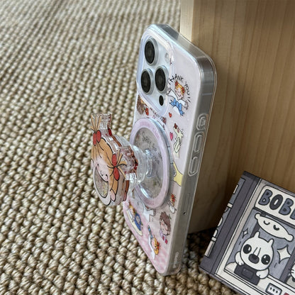 Coco Girl Magnetic Stand Acrylic Phone Case