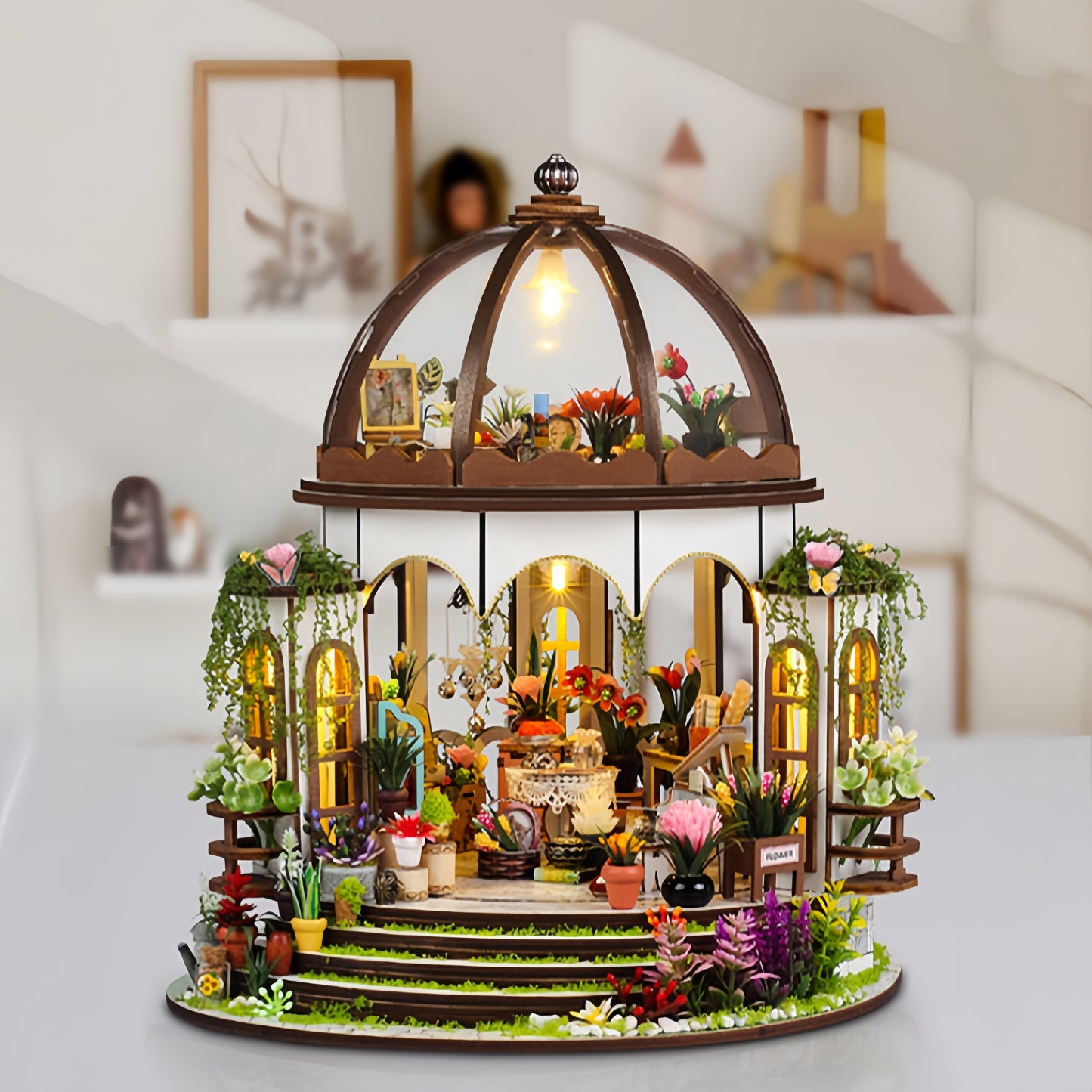 Hanging Garden DIY Miniature House - English Instructions