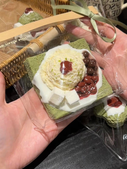 Ice Cream Fruit Toast Squishy