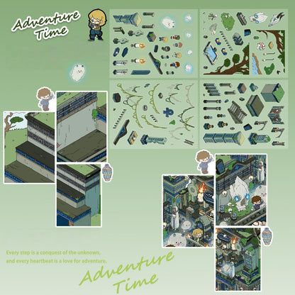 Exploring Ancient Tombs 3D Sticker
