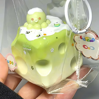 Matcha Octopus Cheese Squishy
