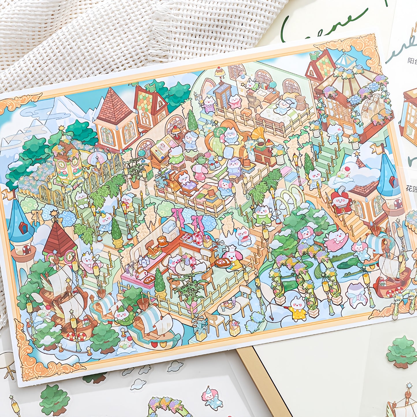 Storybook Worlds 3D Sticker | 3 Cute Miniature Scenes
