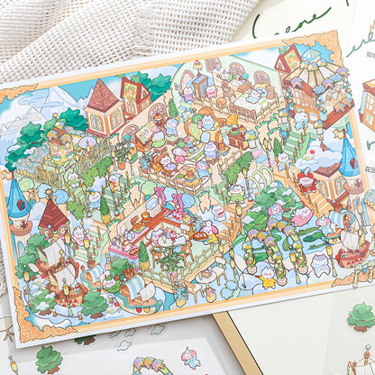 Storybook Worlds 3D Sticker | 3 Cute Miniature Scenes