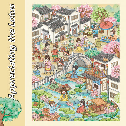 Whimsical Life 3D Sticker | 3 Cute Miniature Scenes