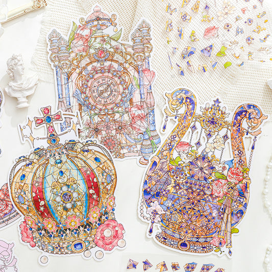 Antique Restoration 3D Sticker | 4 Cute Miniature Scenes