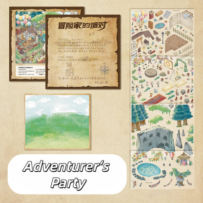 Wedding & Party 3D Sticker | 2 Cute Miniature Scenes