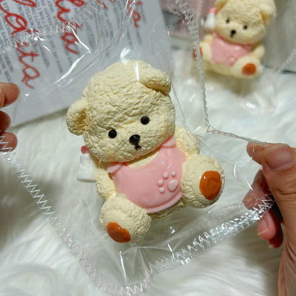 Pink Sitting Lina Bear Squishy