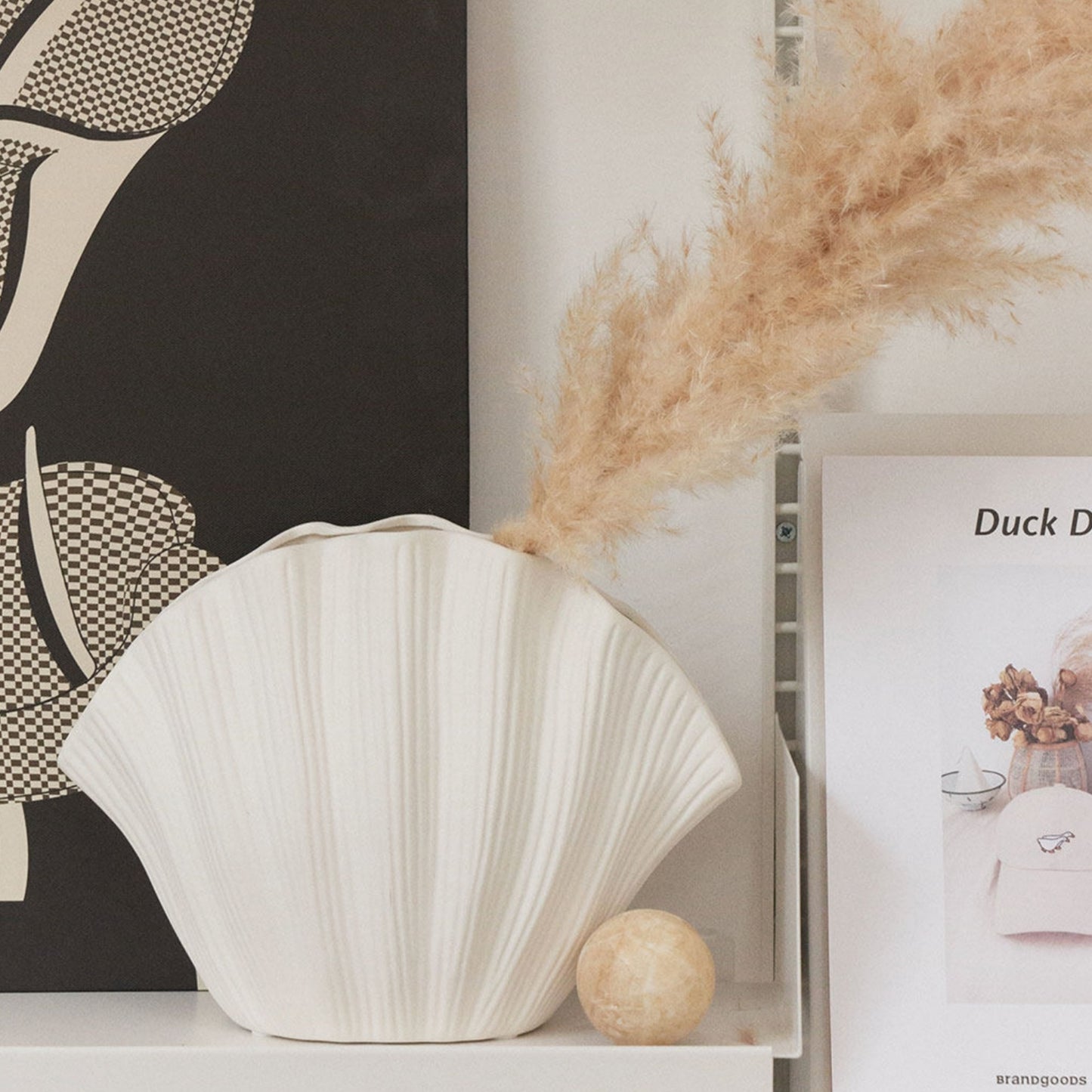 Shell Ceramic Vase