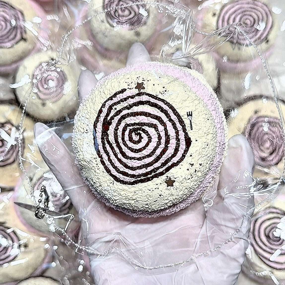 Spiral Roll Toast Squishy
