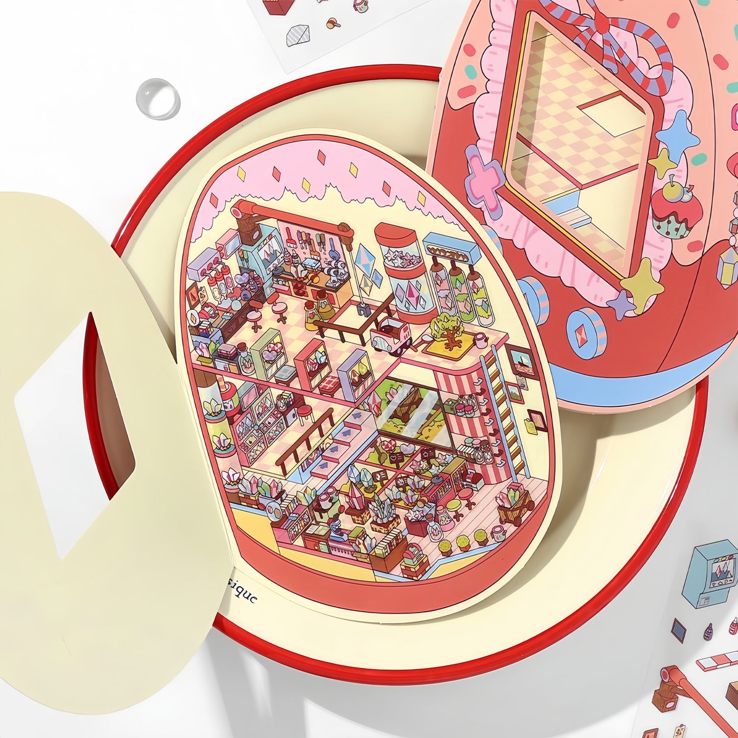 Little Corners 3D Sticker | 4 Cute Miniature Scenes