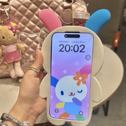 Colorful Bunny Silicone Phone Case