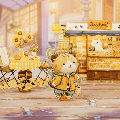 Paws Avenue 3D Sticker | 6 Cute Miniature Scenes