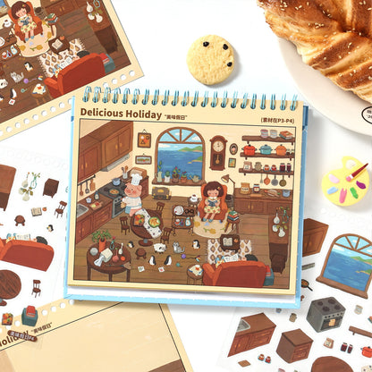 Dream Town 3D Sticker Book