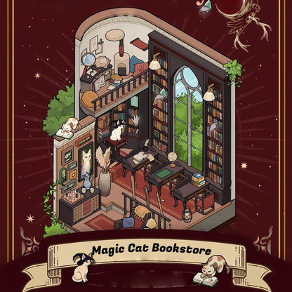 Magic Secret Valley 3D Sticker | 4 Cute Miniature Scenes