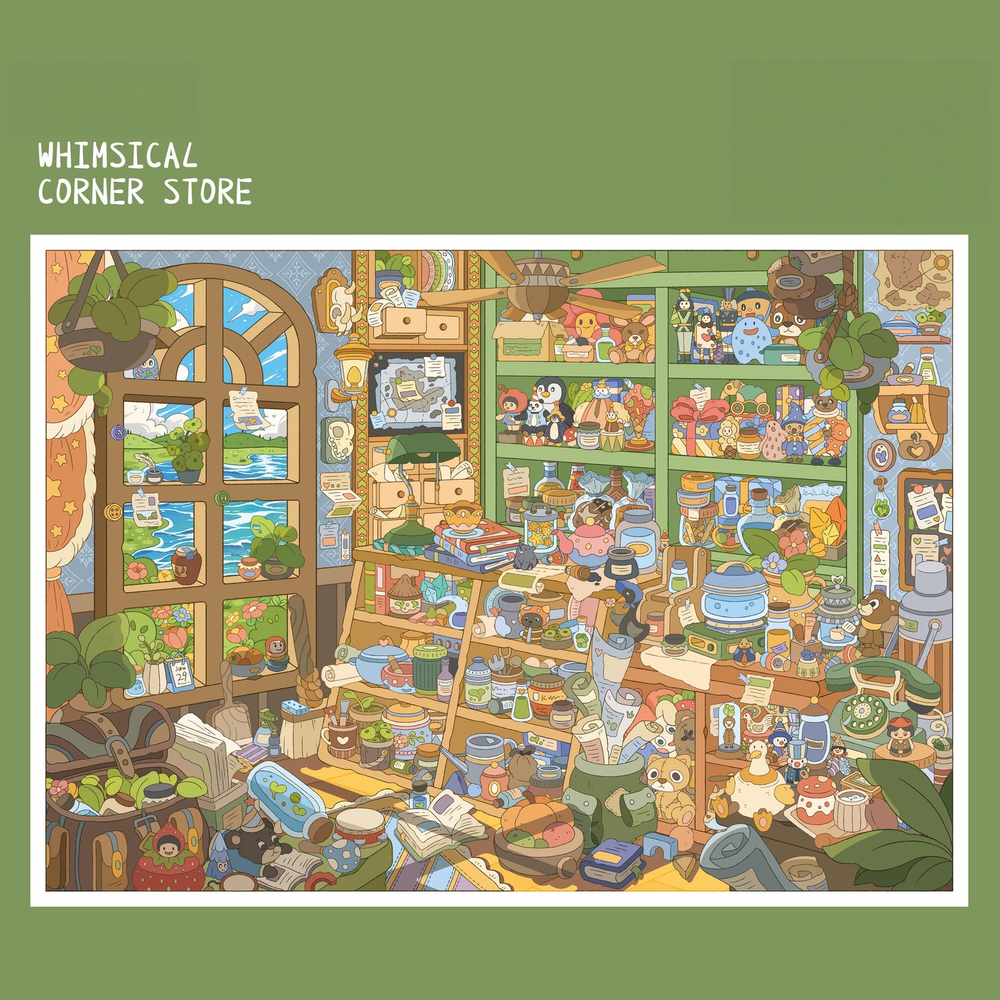 Small Wonders 3D Sticker | 2 Cute Miniature Scenes