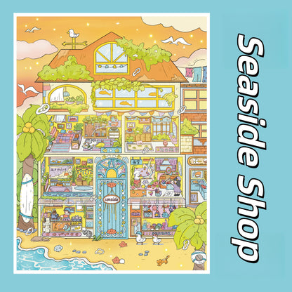 Bloom & Breeze 3D Sticker | 2 Cute Miniature Scenes