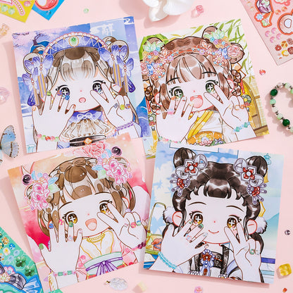 Shining Nail 3D Sticker Book