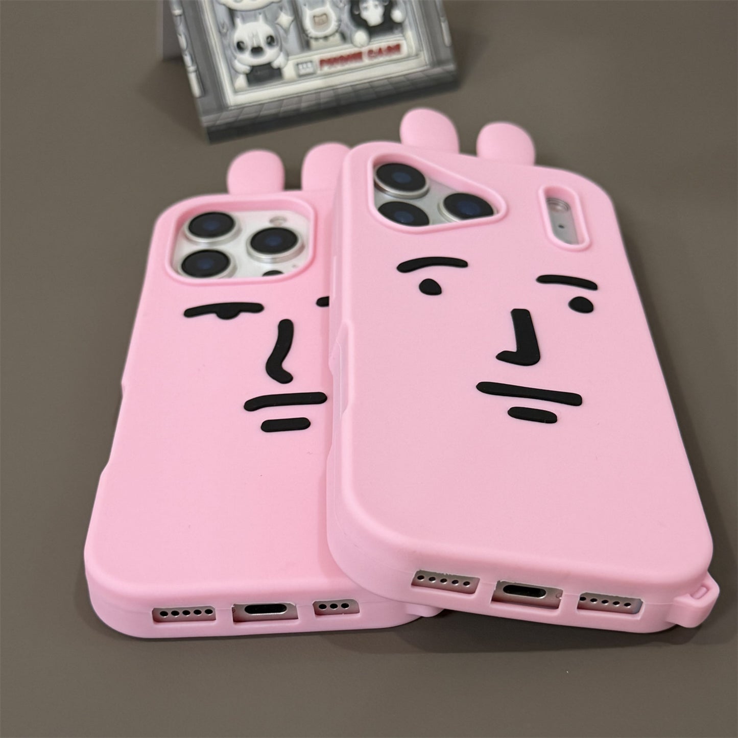 Pink Bunny Silicone Phone Case