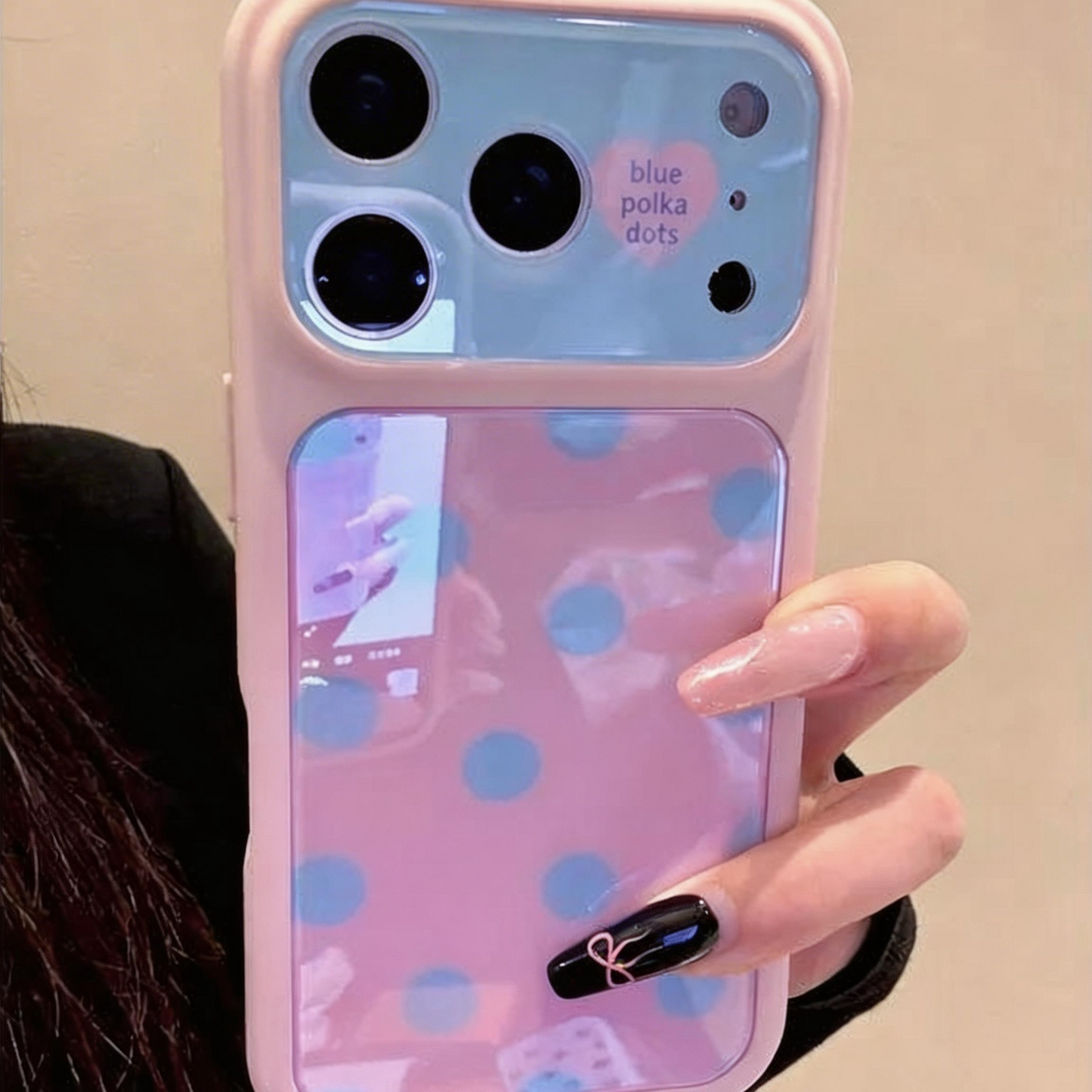 Polka Dots Acrylic Phone Case