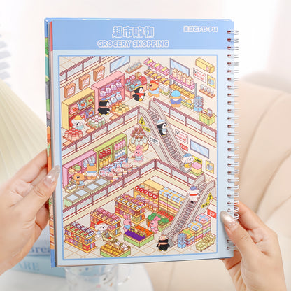 Holiday Leisure 3D Sticker Book