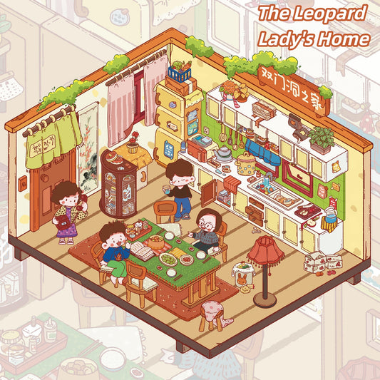 Reply 1988 3D Sticker | 4 Cute Miniature Scenes