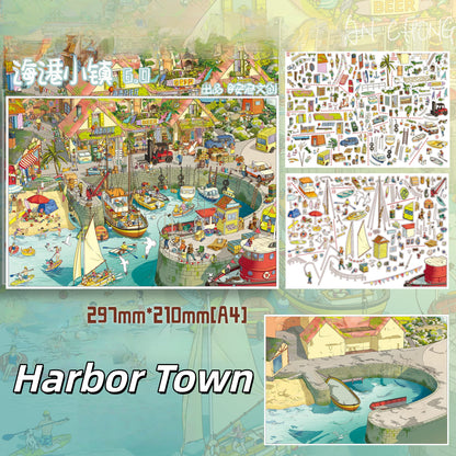 Slice of Life 3D Sticker | 6 Cute Miniature Scenes