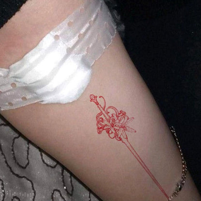 Rosethorn Ritual Temporary Tattoo