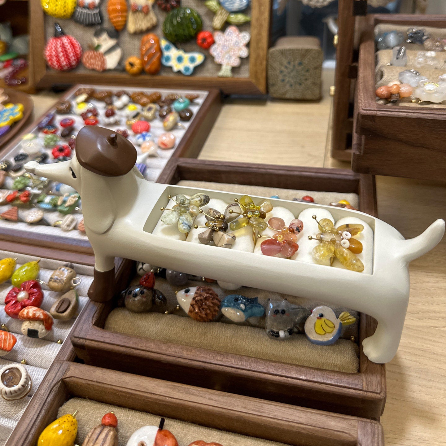 Dachshund Ring Jewelry Box