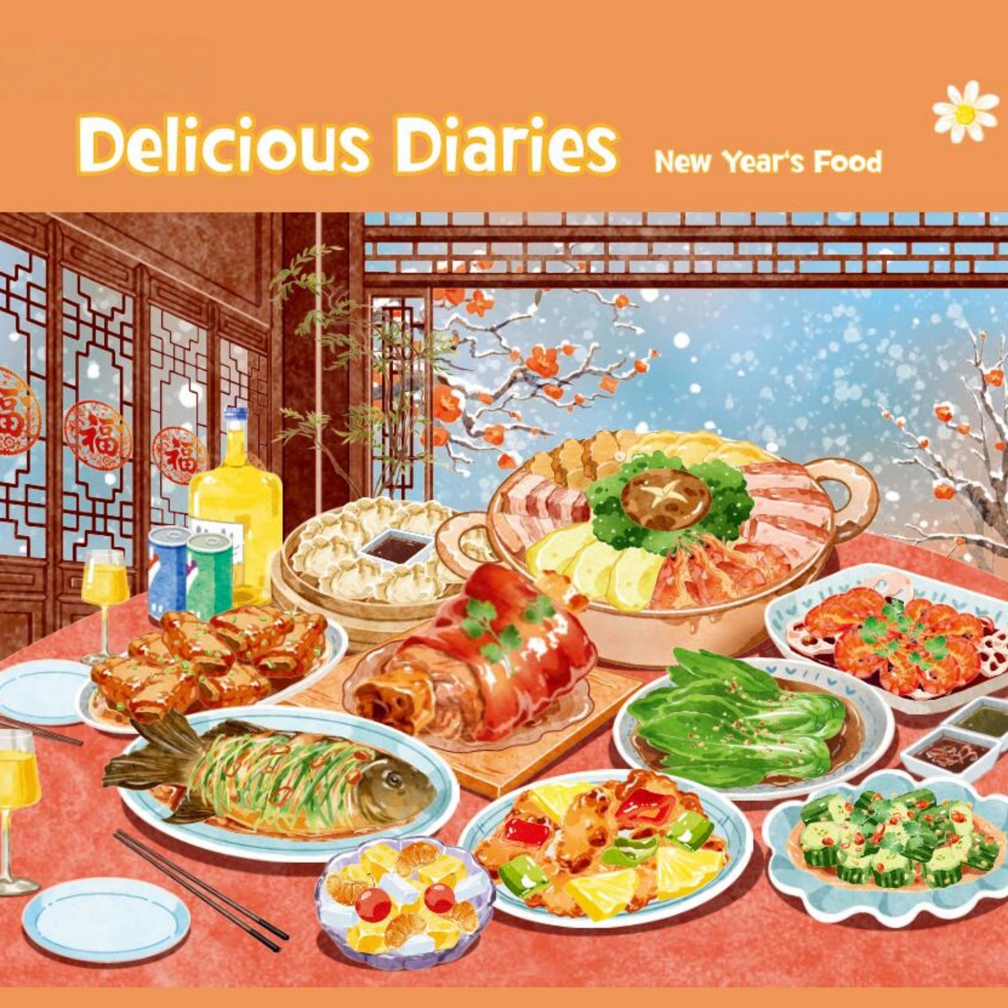 Delicious Diaries 3D Sticker | 3 Cute Miniature Scenes