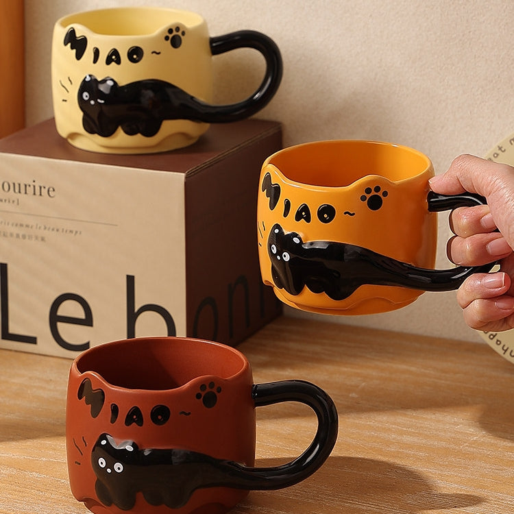 Black Kitty Ceramic Mug