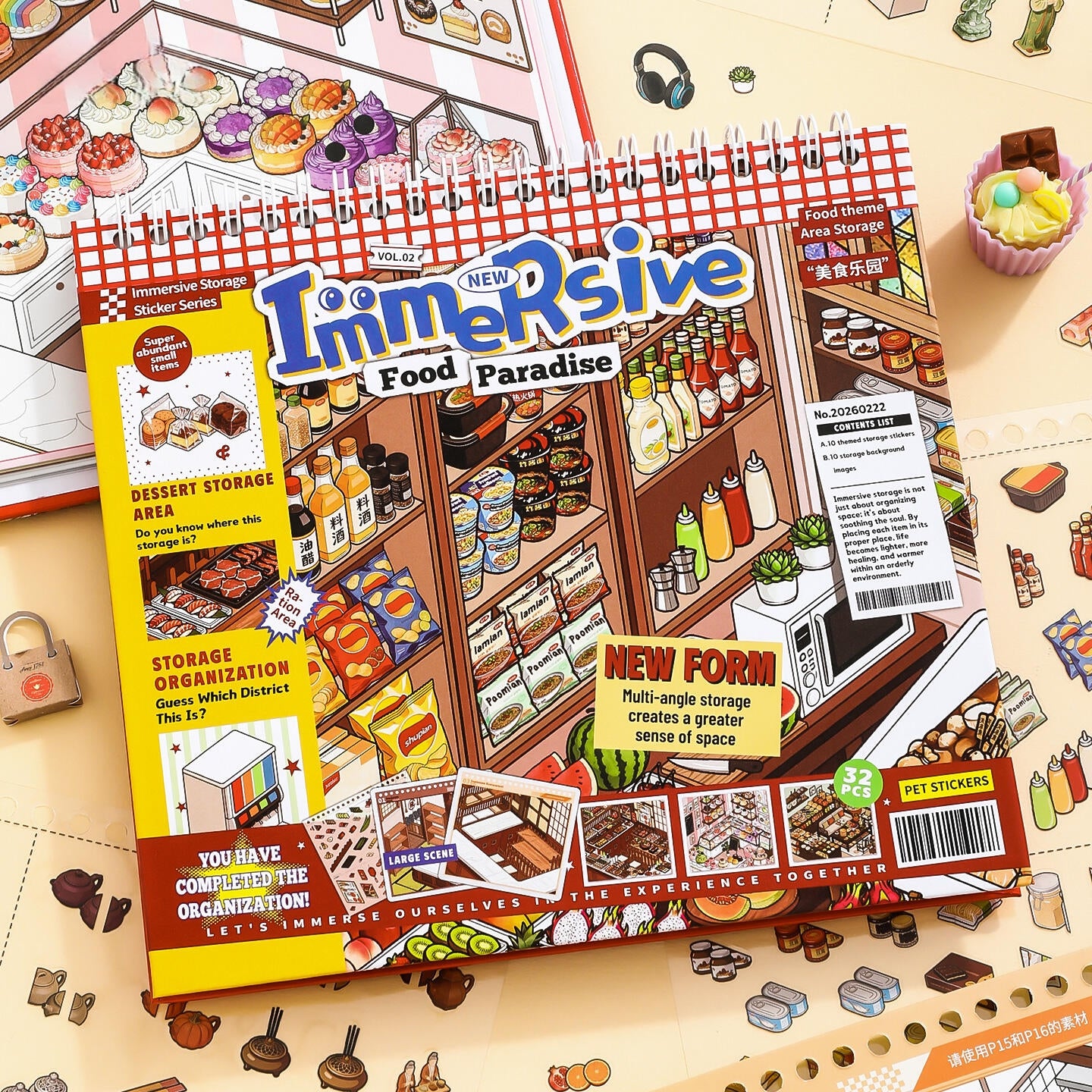 Immersive Shopping 3D Sticker Book