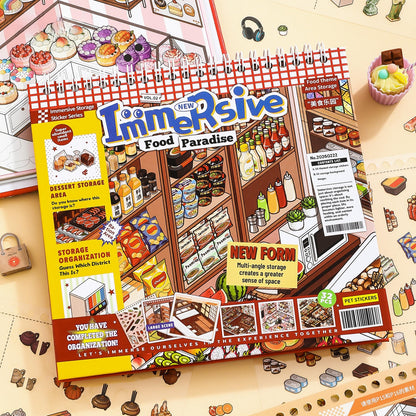 Immersive Shopping 3D Sticker Book
