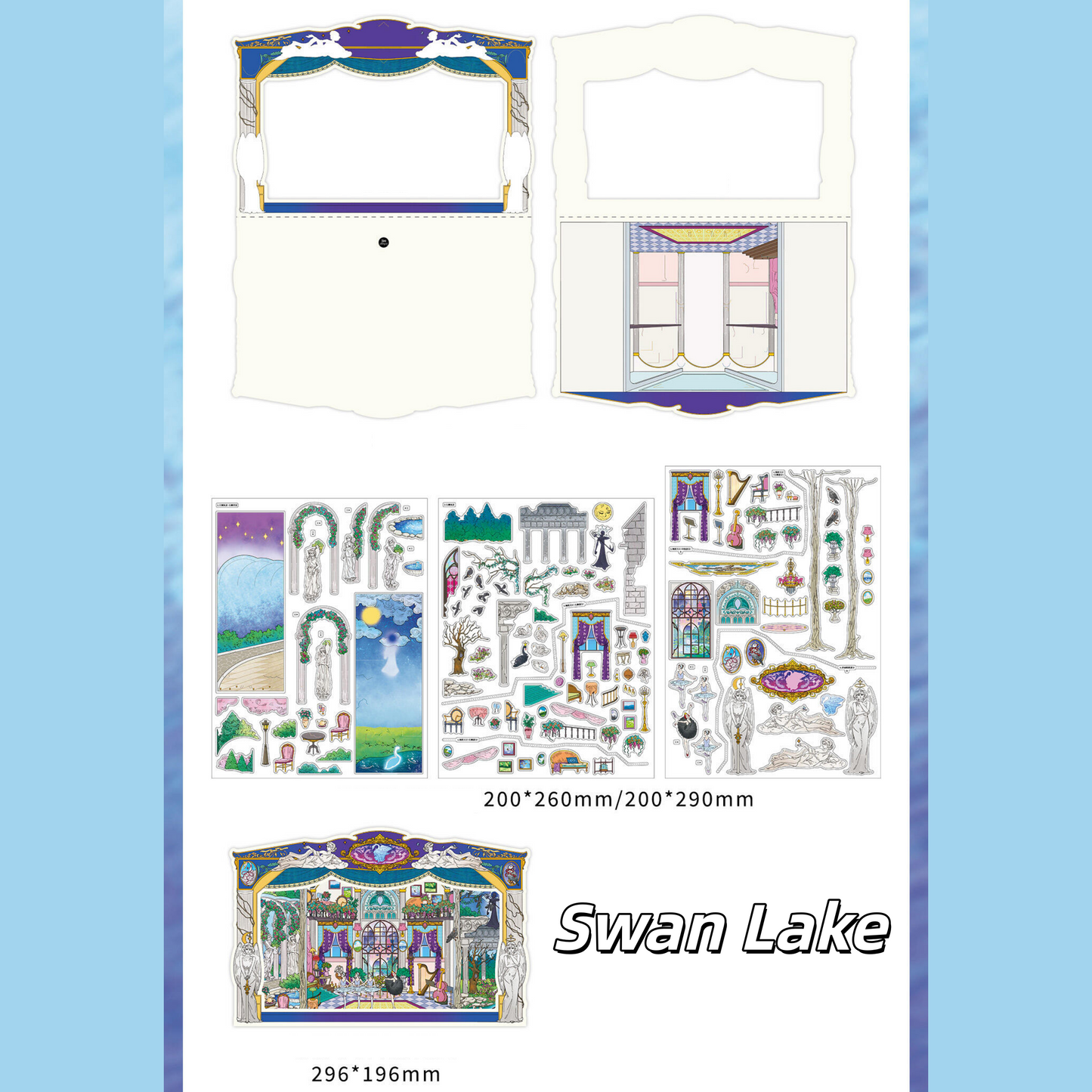 Acts of Devotion 3D Sticker | 4 Cute Miniature Scenes